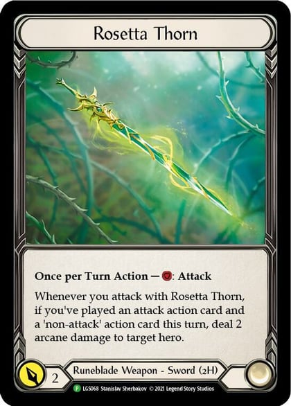 Rosetta Thorn - LGS068, Flesh and Blood: Promo Cards LGS068