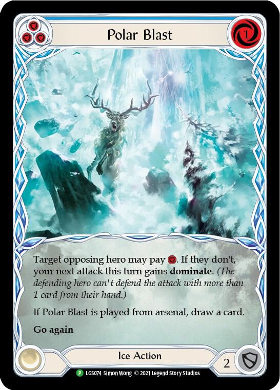 Polar Blast (Blue) - LGS074, Flesh and Blood: Promo Cards LGS074