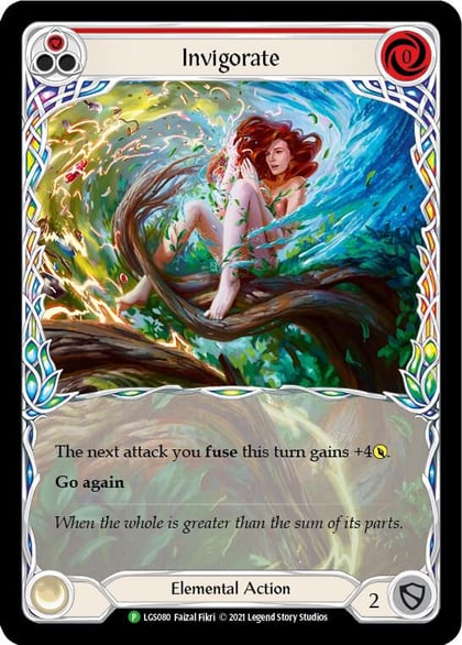 Invigorate (Red) - LGS080, Flesh and Blood: Promo Cards LGS080