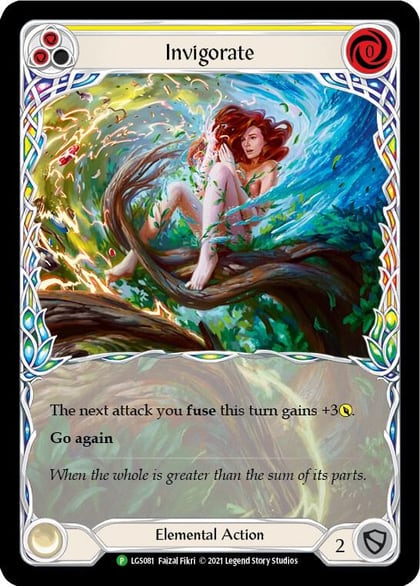Invigorate (Yellow) - LGS081, Flesh and Blood: Promo Cards LGS081