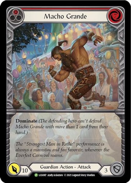 Macho Grande (Red) - LGS087, Flesh and Blood: Promo Cards LGS087