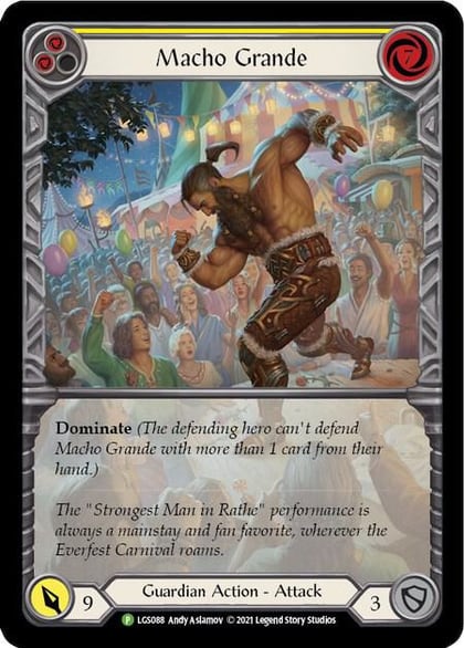 Macho Grande (Yellow) - LGS088, Flesh and Blood: Promo Cards LGS088