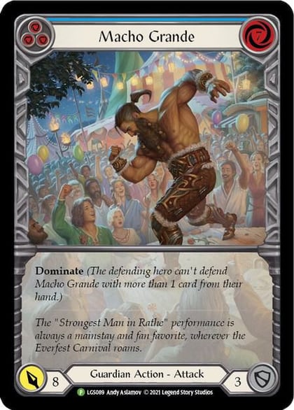 Macho Grande (Blue) - LGS089, Flesh and Blood: Promo Cards LGS089
