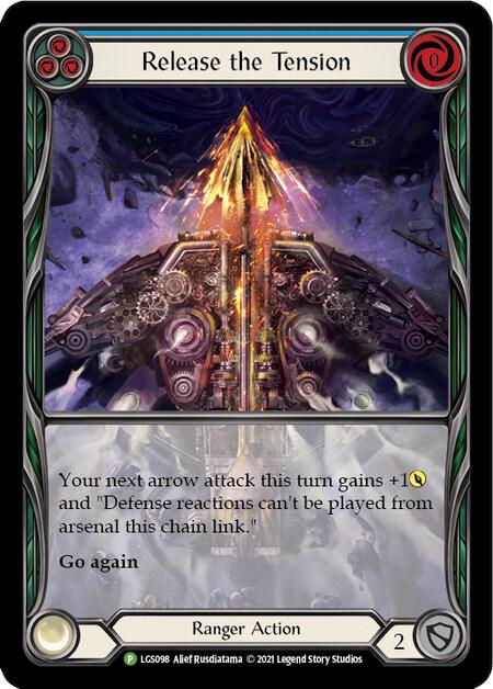 Release the Tension (Blue) - LGS098, Flesh and Blood: Promo Cards LGS098