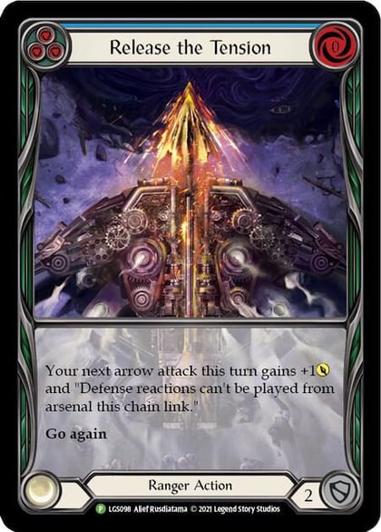 Release the Tension (Blue) - LGS098, Flesh and Blood: Promo Cards LGS098