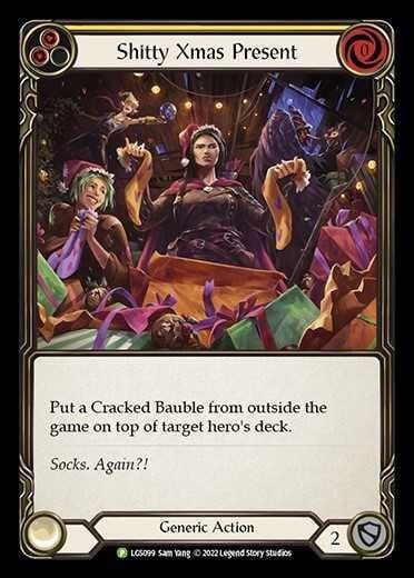 Shitty Xmas Present - LGS099, Flesh and Blood: Promo Cards LGS099