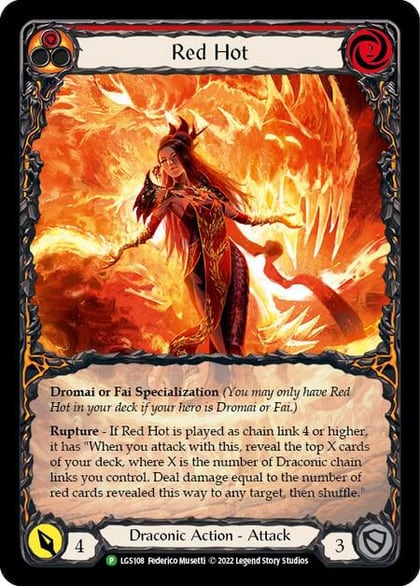 Red Hot - LGS108, Flesh and Blood: Promo Cards LGS108