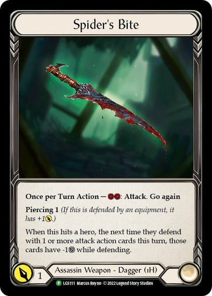 Spider's Bite - LGS111, Flesh and Blood: Promo Cards LGS111