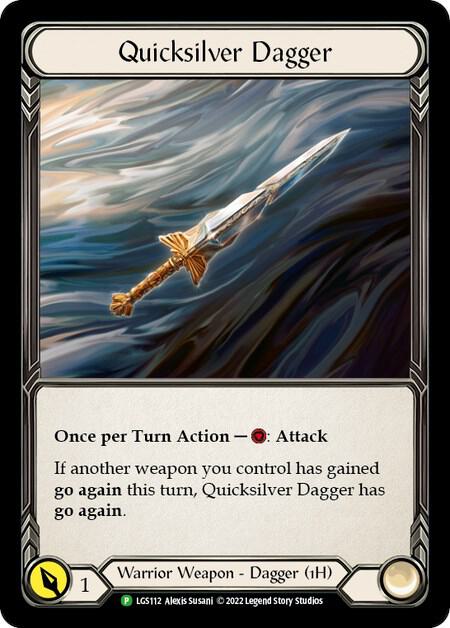 Quicksilver Dagger - LGS112, Flesh and Blood: Promo Cards LGS112