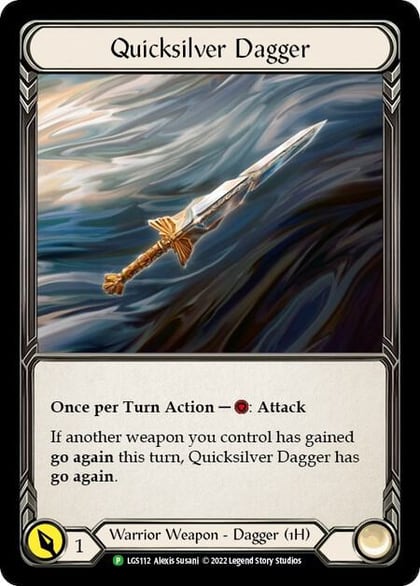 Quicksilver Dagger - LGS112, Flesh and Blood: Promo Cards LGS112