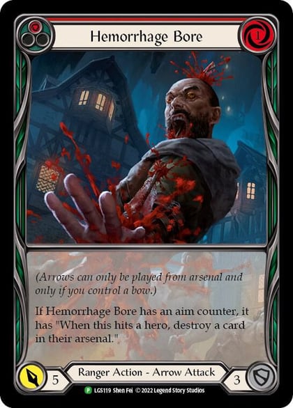 Hemorrhage Bore (Red) - LGS119, Flesh and Blood: Promo Cards LGS119