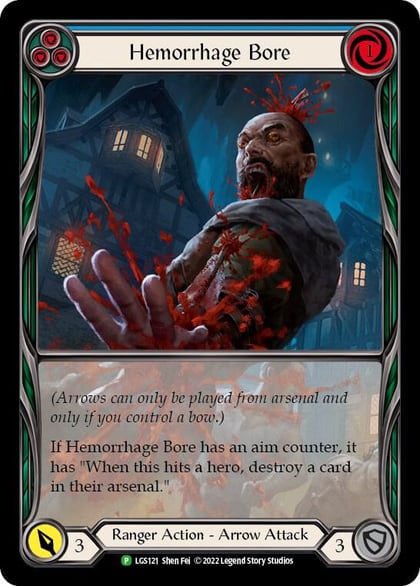 Hemorrhage Bore (Blue) - LGS121, Flesh and Blood: Promo Cards LGS121