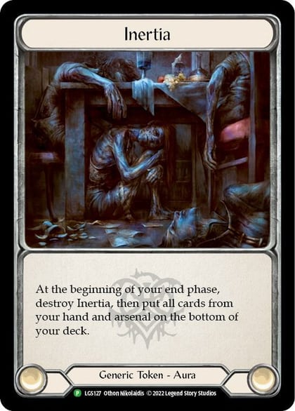 Inertia // Ponder - LGS127, Flesh and Blood: Promo Cards LGS127 // LGS128