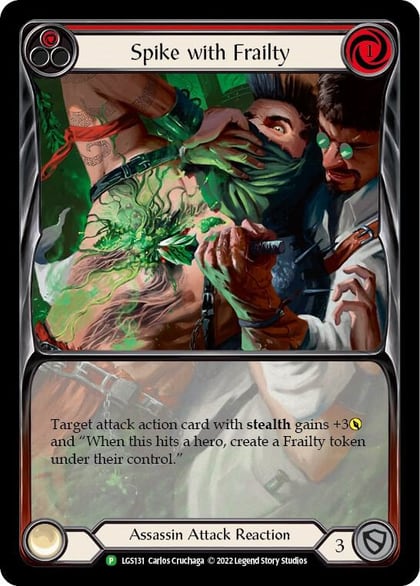 Spike with Frailty - LGS131, Flesh and Blood: Promo Cards LGS131
