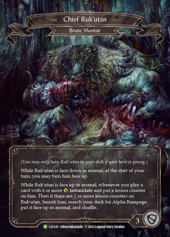 Chief Ruk'utan - LGS145, Flesh and Blood: Promo Cards LGS145