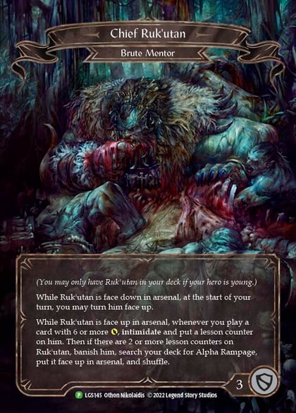 Chief Ruk'utan - LGS145, Flesh and Blood: Promo Cards LGS145