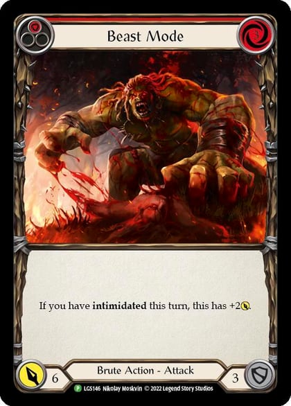 Beast Mode - LGS146, Flesh and Blood: Promo Cards LGS146