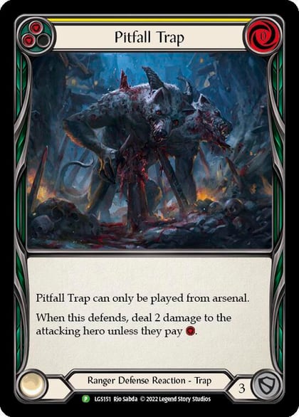 Pitfall Trap - LGS151, Flesh and Blood: Promo Cards LGS151
