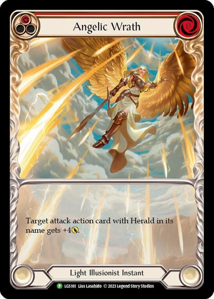 Angelic Wrath (Red) - LGS161, Flesh and Blood: Promo Cards LGS161