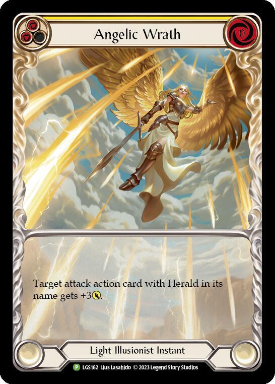 Angelic Wrath (Yellow) - LGS162, Flesh and Blood: Promo Cards LGS162