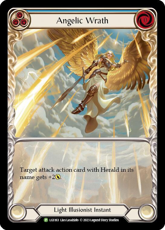 Angelic Wrath (Blue) - LGS163, Flesh and Blood: Promo Cards LGS163