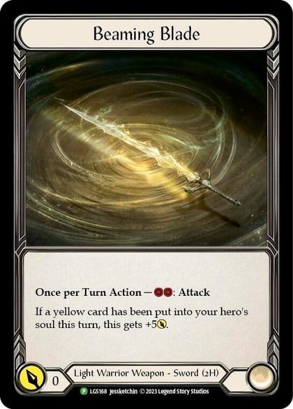 Beaming Blade - LGS168, Flesh and Blood: Promo Cards LGS168