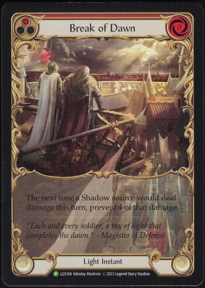 Break of Dawn (Red) - LGS169, Flesh and Blood: Promo Cards LGS169