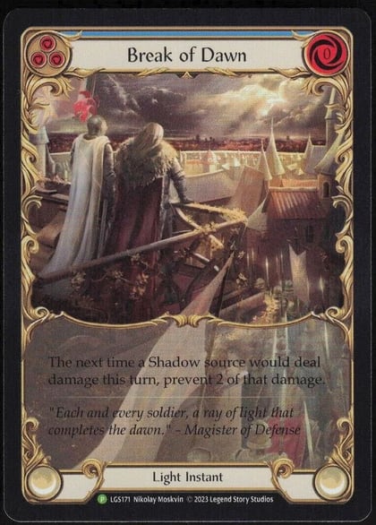 Break of Dawn (Blue) - LGS171, Flesh and Blood: Promo Cards LGS171