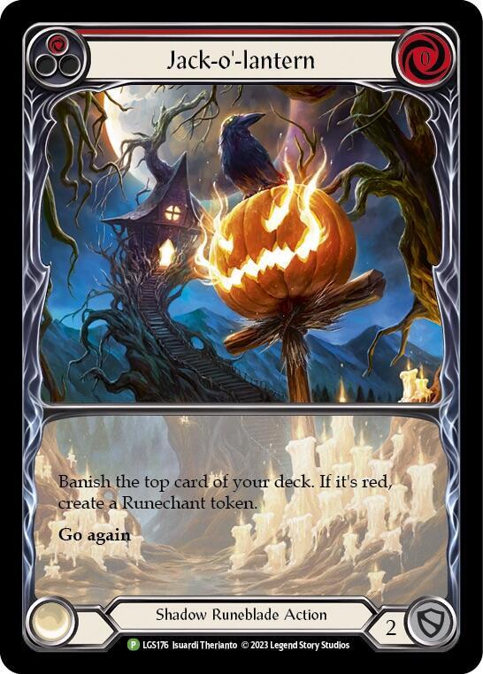 Jack-o'-lantern (Red) - LGS176, Flesh and Blood: Promo Cards LGS176