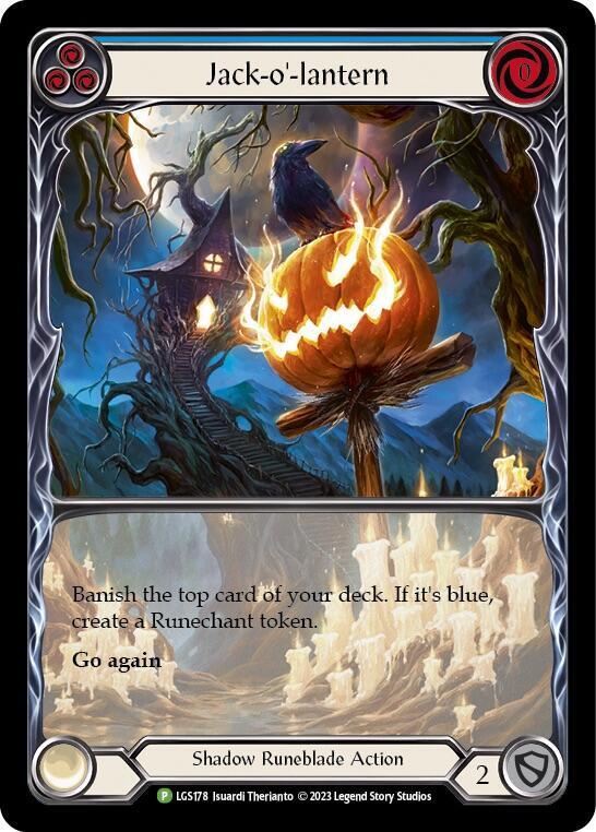 Jack-o'-lantern (Blue) - LGS178, Flesh and Blood: Promo Cards LGS178