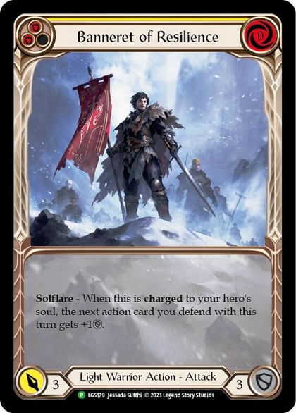 Banneret of Resilience - LGS179, Flesh and Blood: Promo Cards LGS179