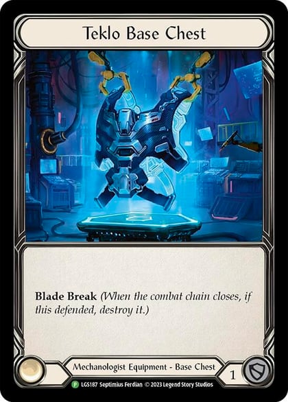 Teklo Base Chest - LGS187, Flesh and Blood: Promo Cards LGS187