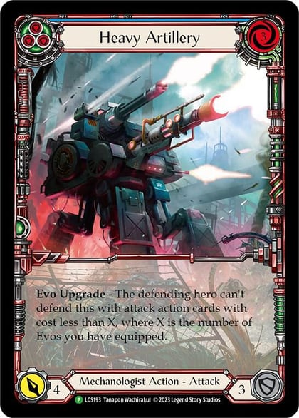 Heavy Artillery (Blue) - LGS193, Flesh and Blood: Promo Cards LGS193