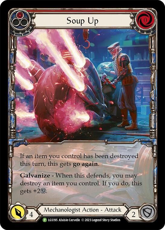 Soup Up (Red) - LGS195, Flesh and Blood: Promo Cards LGS195