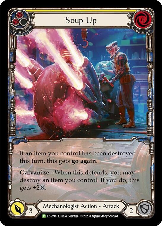 Soup Up (Yellow) - LGS196, Flesh and Blood: Promo Cards LGS196