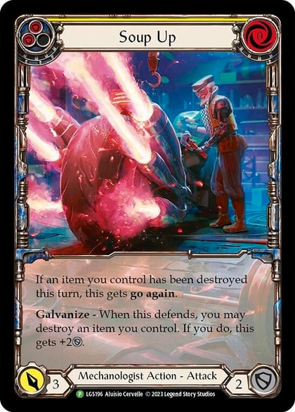 Soup Up (Yellow) - LGS196, Flesh and Blood: Promo Cards LGS196
