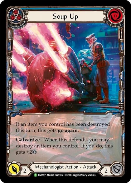 Soup Up (Blue) - LGS197, Flesh and Blood: Promo Cards LGS197
