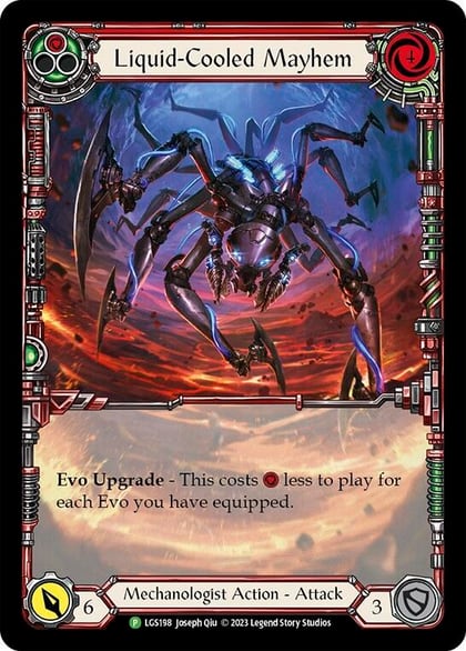 Liquid-Cooled Mayhem - LGS198, Flesh and Blood: Promo Cards LGS198