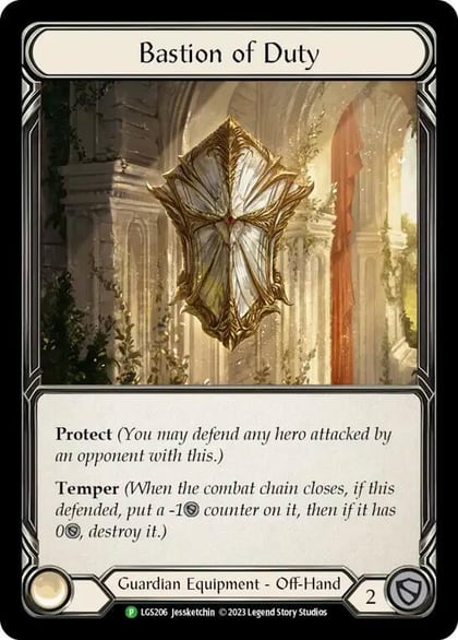 Bastion of Duty - LGS206, Flesh and Blood: Promo Cards LGS206