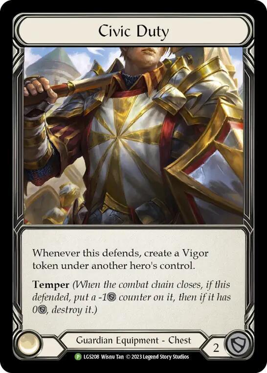 Civic Duty - LGS208, Flesh and Blood: Promo Cards LGS208