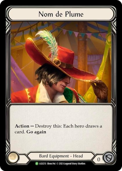 Nom de Plume - LGS213, Flesh and Blood: Promo Cards LGS213