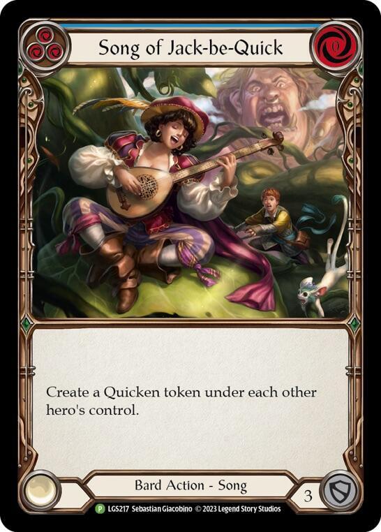 Song of Jack-be-Quick - LGS217, Flesh and Blood: Promo Cards LGS217