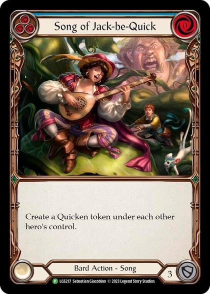 Song of Jack-be-Quick - LGS217, Flesh and Blood: Promo Cards LGS217