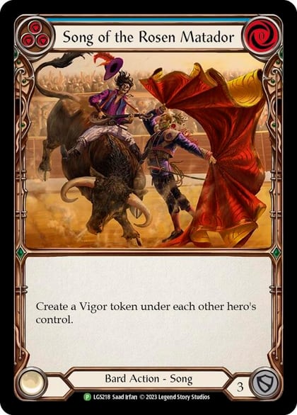 Song of the Rosen Matador - LGS218, Flesh and Blood: Promo Cards LGS218
