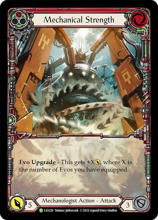 Mechanical Strength (Red) - LGS224, Flesh and Blood: Promo Cards LGS224