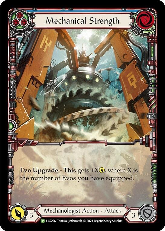 Mechanical Strength (Blue) - LGS226, Flesh and Blood: Promo Cards LGS226