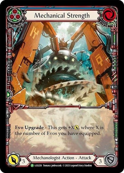 Mechanical Strength (Blue) - LGS226, Flesh and Blood: Promo Cards LGS226