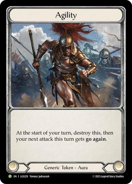 Agility // Gold - LGS229, Flesh and Blood: Promo Cards LGS229