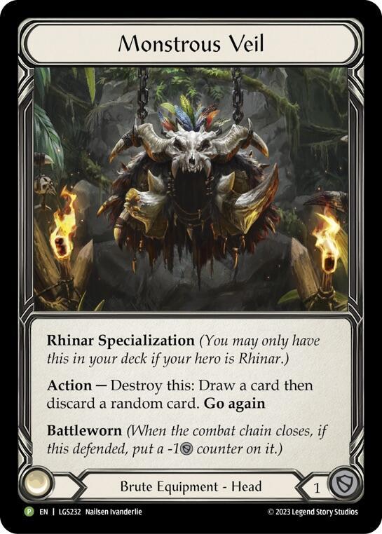 Monstrous Veil - LGS232, Flesh and Blood: Promo Cards LGS232