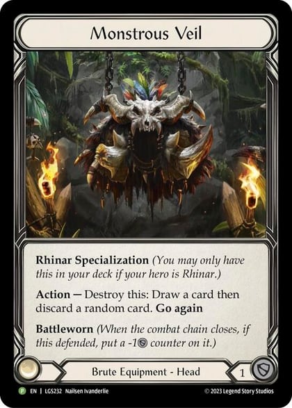 Monstrous Veil - LGS232, Flesh and Blood: Promo Cards LGS232
